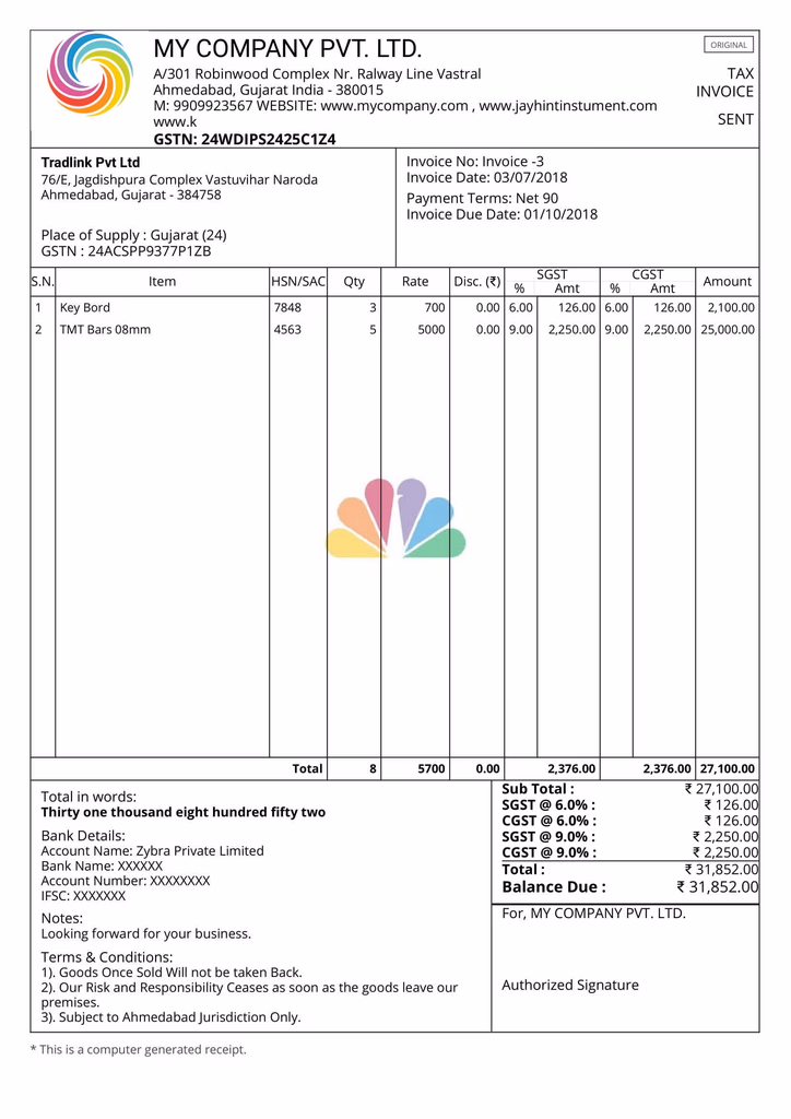GST Accounting and Billing Template-2