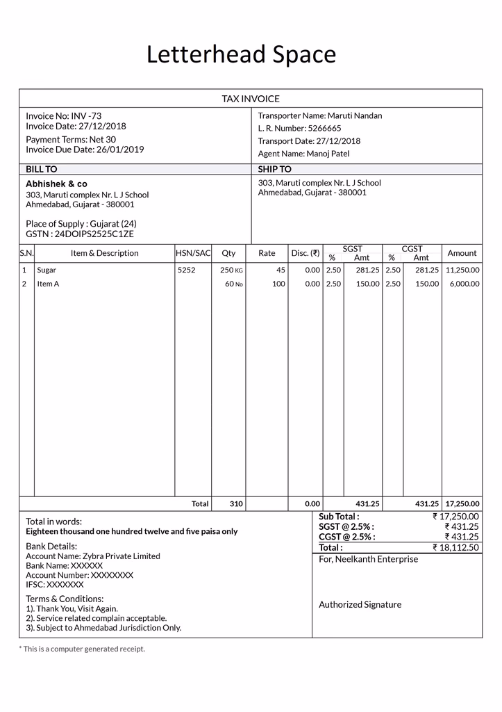 GST Accounting and Billing Template-3